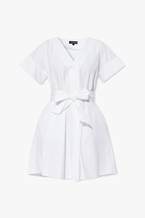 giorgio armani silk bow detail blouse item - fitting dress